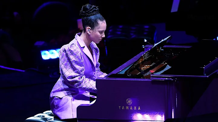 Alicia Keys Performs at A Celebration of Life for ...