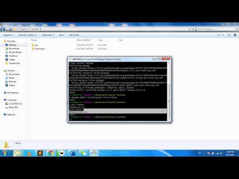 Create a virtual environment in Django - Fiverr clone