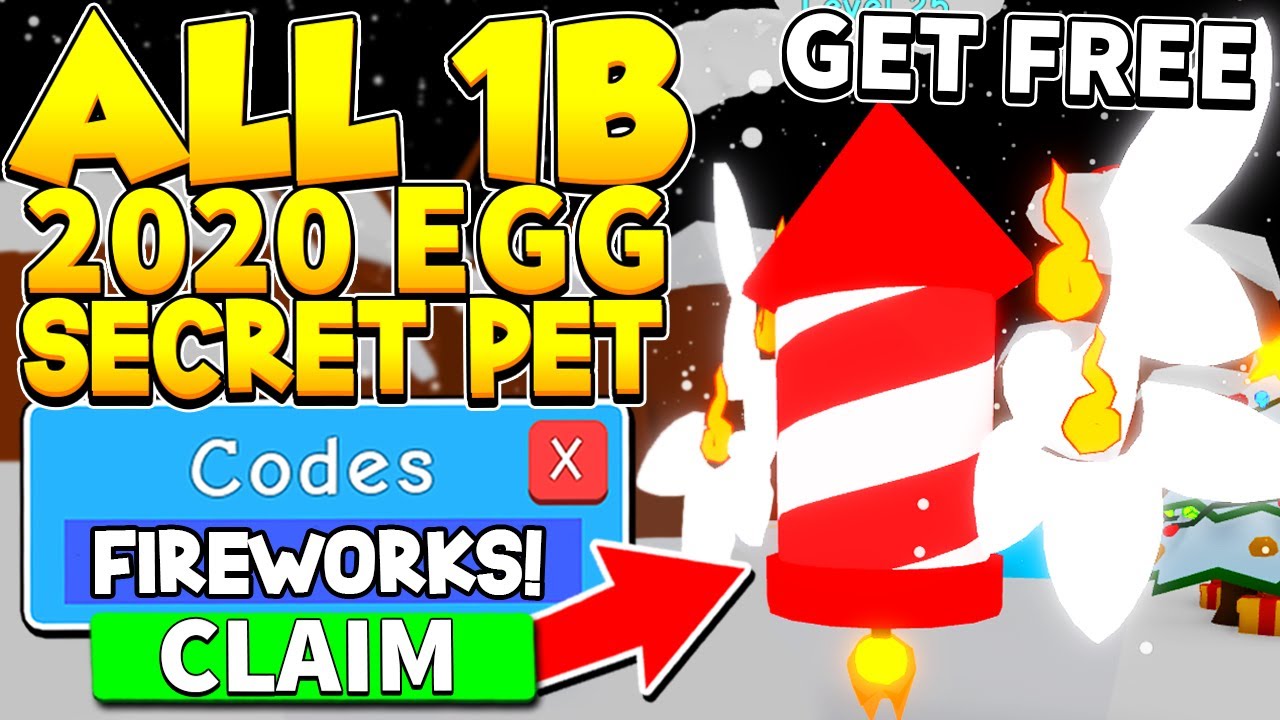 ALL 177 FREE Secret FireWork Pet Codes In Bubble Gum Simulator Roblox YouTube