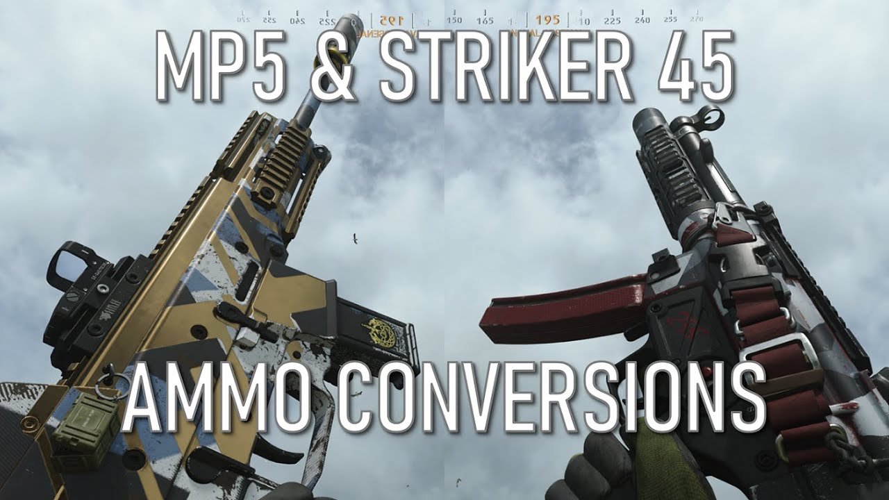 MP5 & Striker 45 Ammo Conversions (Community Wednesday #61)
