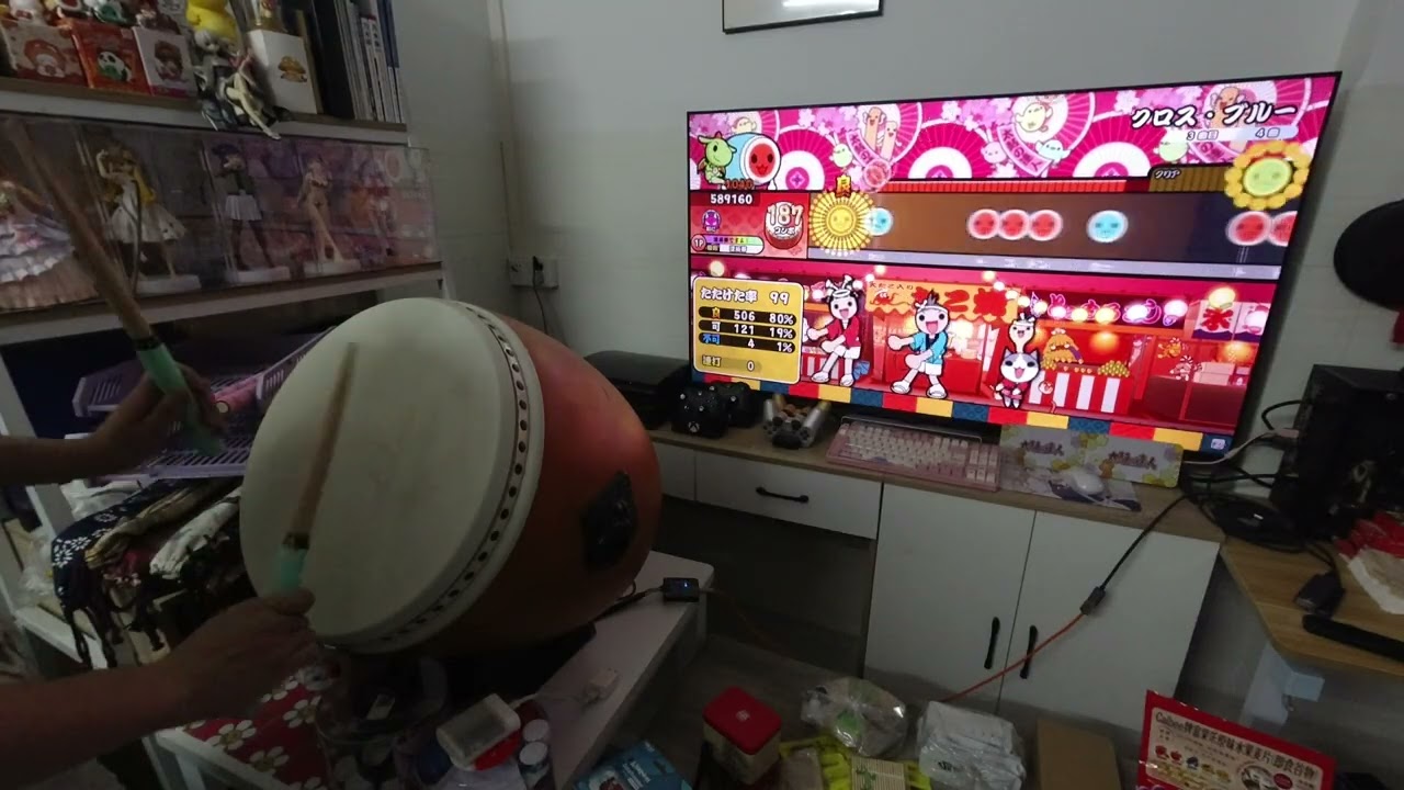 太鼓达人TNDE】クロス・ブルー(Cross Blue) 904800 164可 10不可