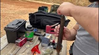 Loading a black powder Percussion Cap Pistol
