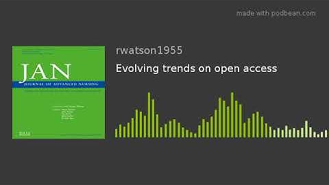 Evolving trends in open access