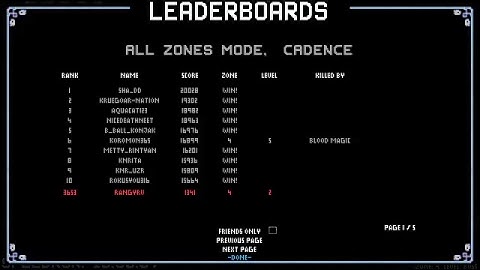 Crypt of the Necrodancer - All Zones - Solo Cadence 15 minutes