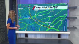 Crash closes 270 northbound at 55 Tuesday morning