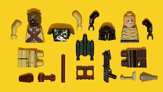 Lego Boba Fett & Tusken Raider The Book Of Boba Fett Unofficial Minifigure Star Wars