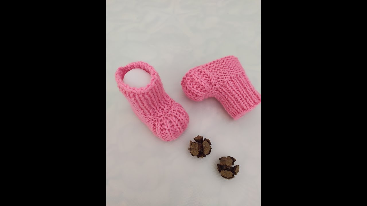 Cok kolay yeni doğan bebek patiği👣