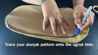 Atuŋak (hard sole) pattern making with Kunaq screenshot 5