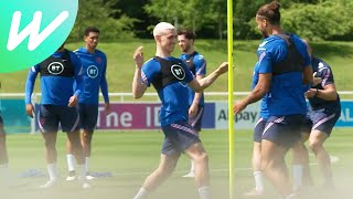 England squad enjoy training ahead of Final with Italy | EURO 2020