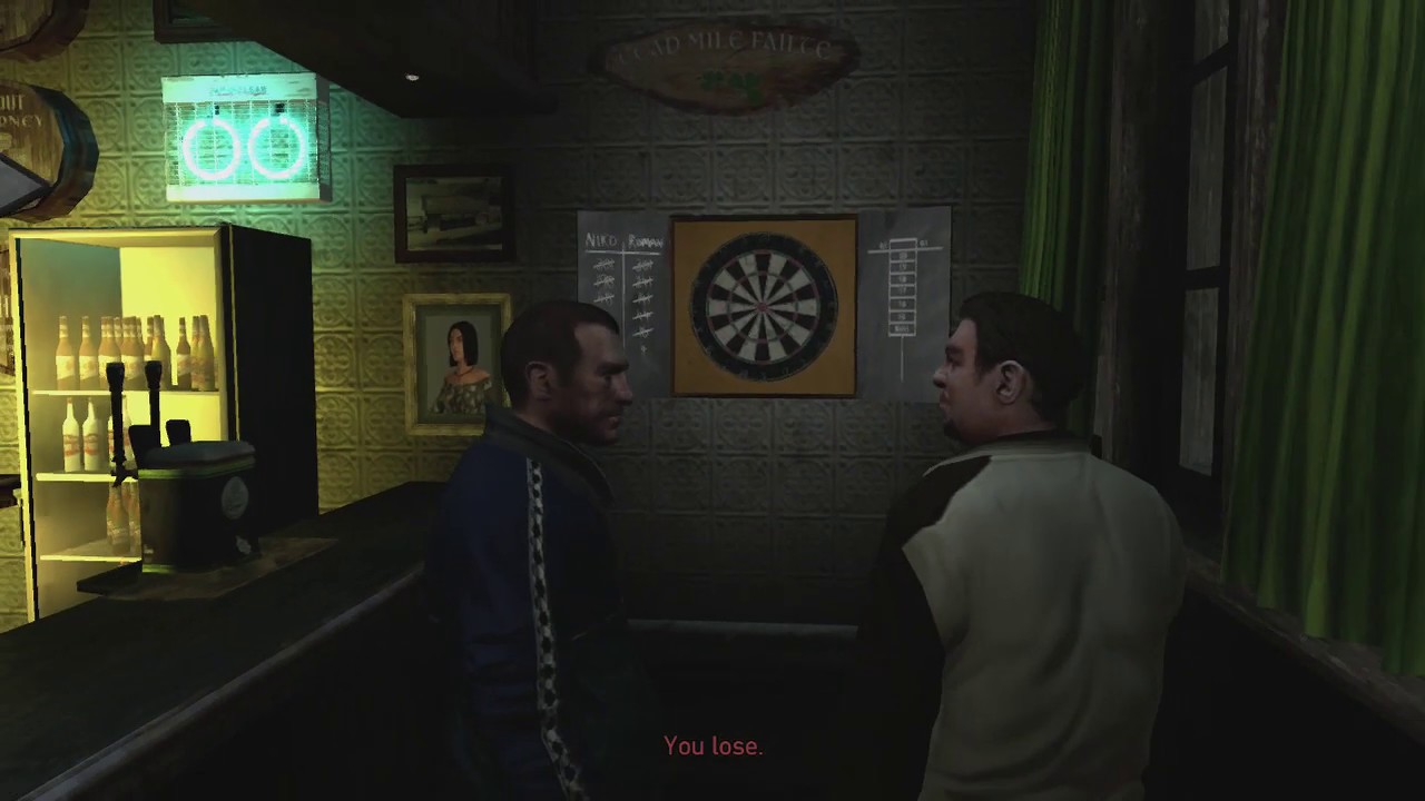 Drinking/Darts GTA 4 Walkthrough 20 YouTube