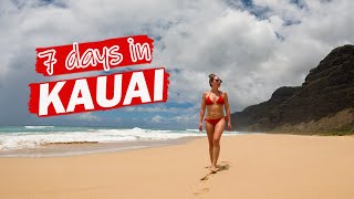 7 DAYS in KAUAI!! | Napali Coast, Polihale, Makauwahi Cave | Things To Do in Kauai | Pt. 1