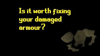 OSRS: REPAIRING 100 DAMAGED ARMOURS I Borrow Iron