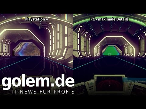 No Man's Sky - PC und PS4 im Splitscreen - Gameplay (graphics