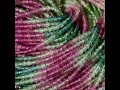 AA+ AFGHAN TOURMALINE MICRO-FACETED ROUND BEADS 3MM ~ 12.5" STRAND - CG12828