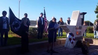 Jessica Lynch -- POW PFC -- Ceremony at the Iraq War Monument