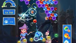 Bubble Witch 2 Saga Level 2782 with no booster & 1 bubble left