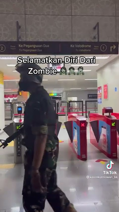 Di kejar zombie DiLRT Jakarta