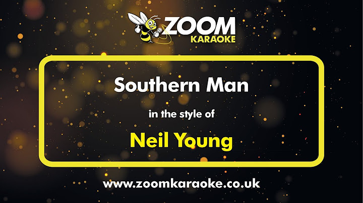 Southern Man Karaoke version - Karaoke performance video thumbnail