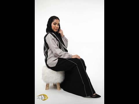 عباية لينن سدو حباكة بيج 11696