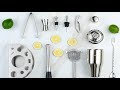 Velaze Cocktail Shaker Set,10 Pieces Stainless Steel Bar Tools Review