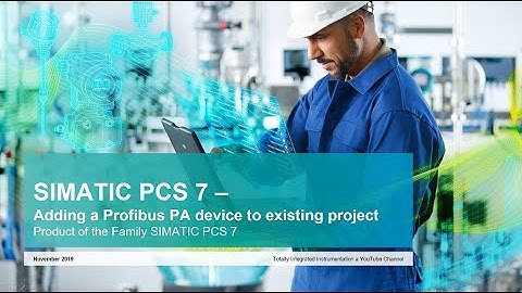 Siemens PCS 7 Demo, Integration of Profibus PA device and generation of Maintenance Station screens