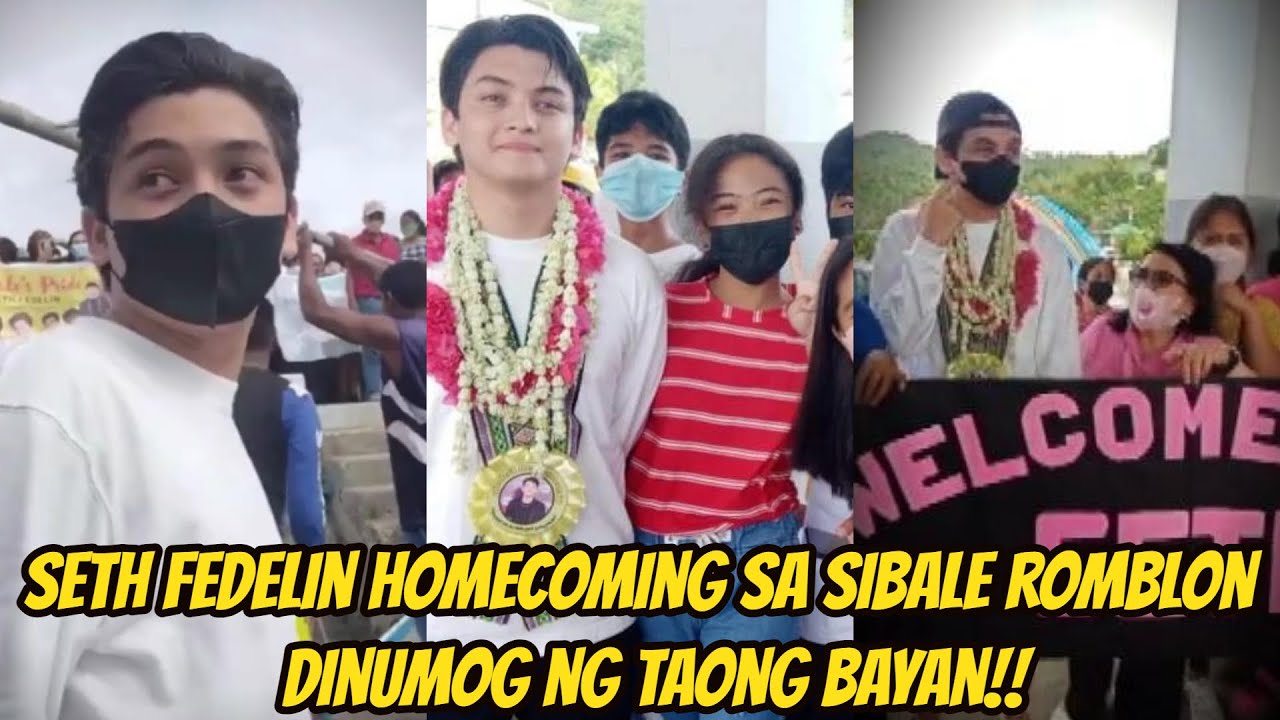 SETH FEDELIN HOMECOMING KINUYOG ng YAKAP at HALIK ng TAONG BAYAN sa SIBALE CONCEPCION ROMBLON!!