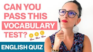English Vocabulary Quiz | Can you pass this test? 😏✅