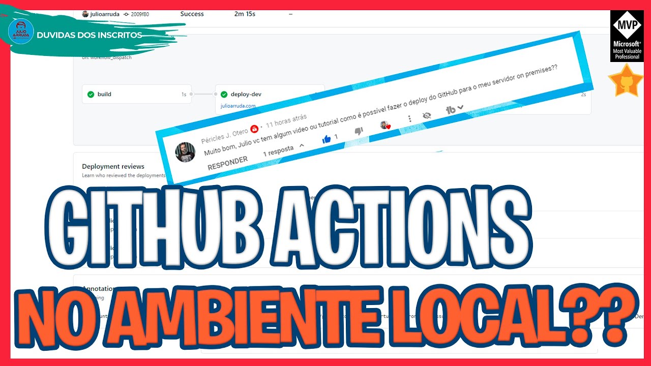 DÁ PRA FAZER DEPLOY COM @GitHub ACTIONS NO ONPREMISSES? | DÚVIDAS DOS ...
