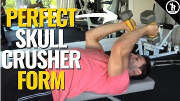 Tricep Skull Crushers (Dumbbell, Barbell, EZ Bar)