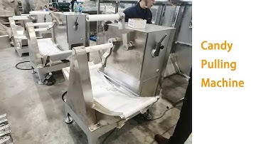small batch candy pulling machine video, how to pulling the sugar candy