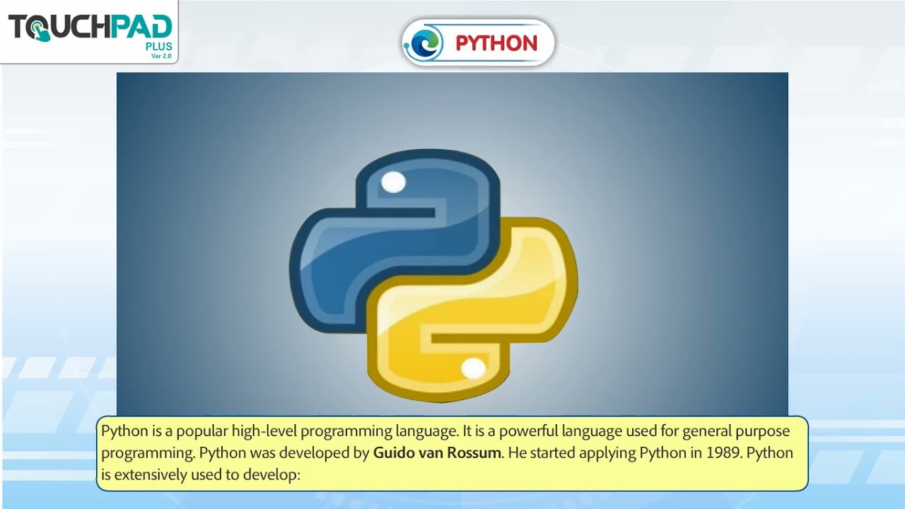 Introduction to Python - YouTube