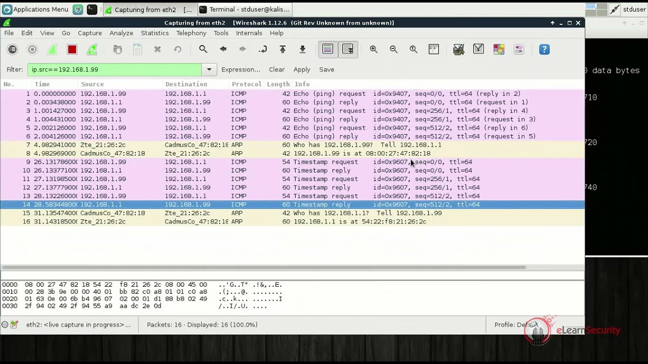 PTP v5 course Network Security Module 1Information Gathering Host discovery with Fping Hping Nmap