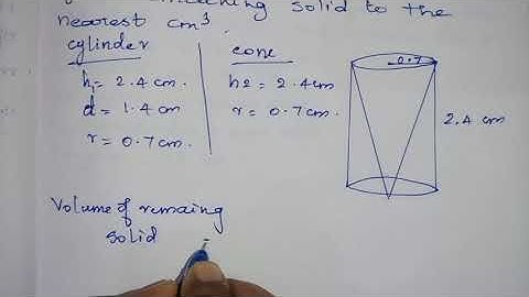 TN Class 10th Samacheer Maths | SSLC Maths | Exercise 7.3 Sum 3 | Mensuration | New Syllabus