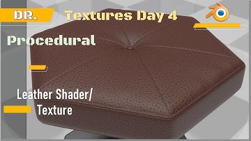 Procedural LEATHER SHADER TUTORIAL blender 2.83