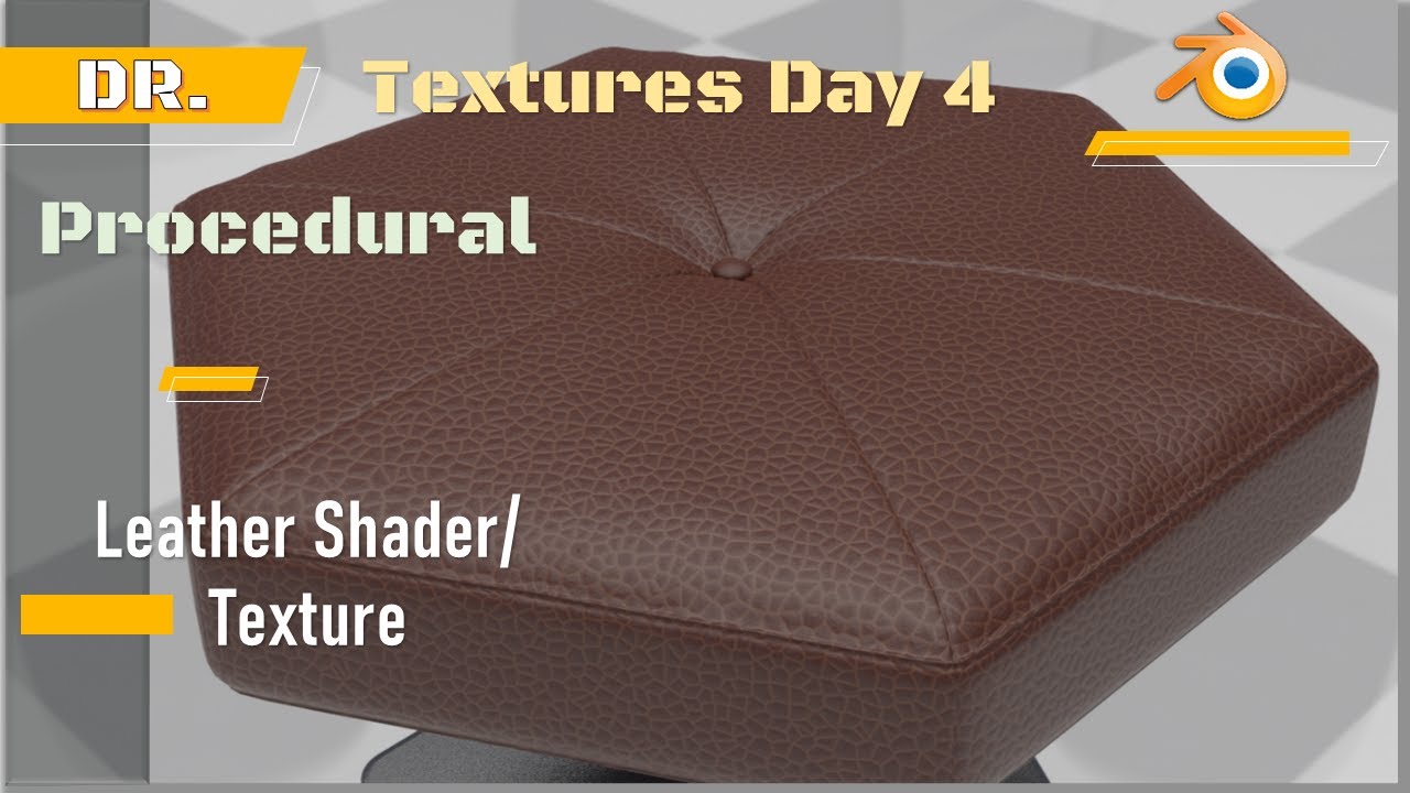 Procedural Generic Leather Material (Blender Tutorial) 
