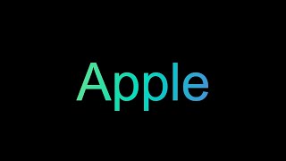 Screensaver 4K Apple Tv - Text Logo - 10 Hours No Sound