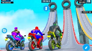 Spider Hero Bike Maga Ramp Android Mobile Game#1 screenshot 5