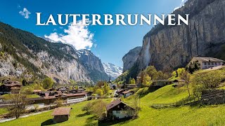 Lauterbrunnen 4K - Most Beautiful Villages In Switzerland, A Pearl In The Heart Of The Swiss Alps