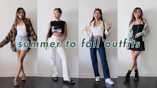 summer to fall transitional outfit ideas! (casual pre-fall outfits)