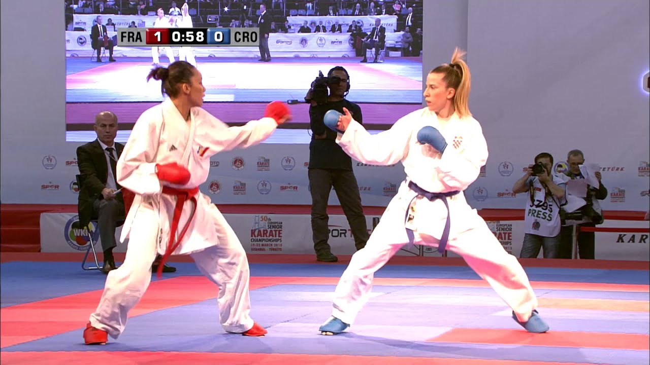Download Ana LENARD vs Lucie IGNACE. FINAL Female Kumite -61kg. European Karate Championships 2015