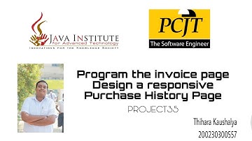 WP1 | PROJECT 35 | Design a responsive Purchase History Page