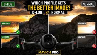 D-Log vs Normal: Which Profile Gets the Better Image? (Mavic 4 Pro)