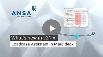Loadcase Assistant in Marc deck