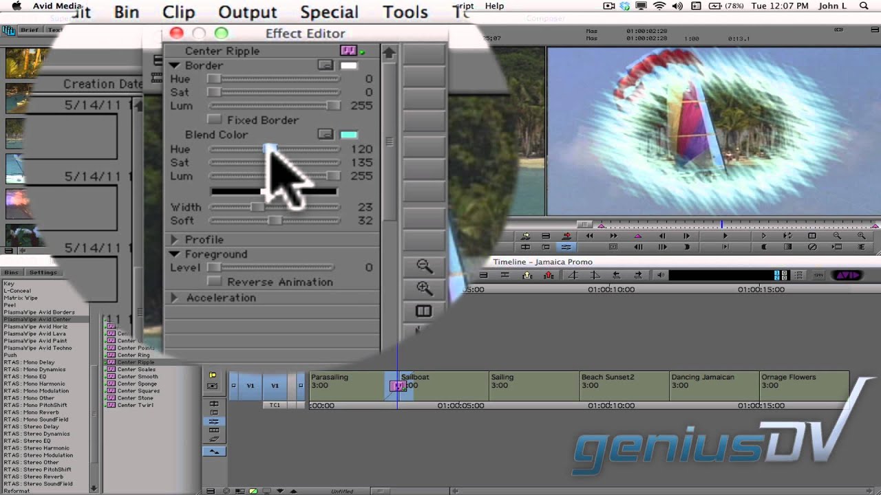 Creating Customized Quick Transitions in Avid Media Composer - YouTube