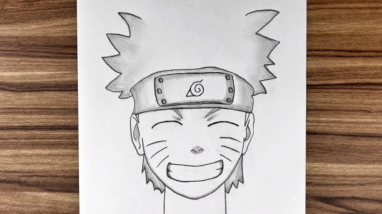 Anime drawing, how to draw Naruto uzumaki