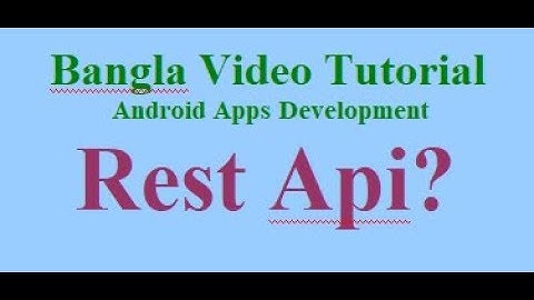 Bangla Tutorial 01 : REST API with PHP & MySql. | introduction & software download |