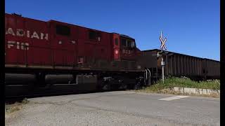 CP 800 empty coal train heading east on the BCR Port Sub