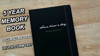 รีวิวสมุดไดอารี่ 5ปี | Leuchtturm1917 Some lines a day (The 5year memory book)