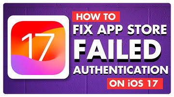 How To Fix App Store Could Not Sign In Authentication Failed On iOS 17 | Easy Guide