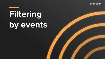 Filtering by events in user.com